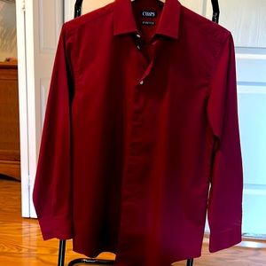 Boys size 18/20 (extra large red dress shirt